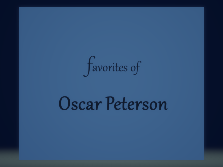 Favorites of Oscar Peterson - Jim Martinez Online Hot Sale