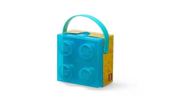 40010 | LEGO® Lunch Box with Handle - Translucent Light Blue Discount