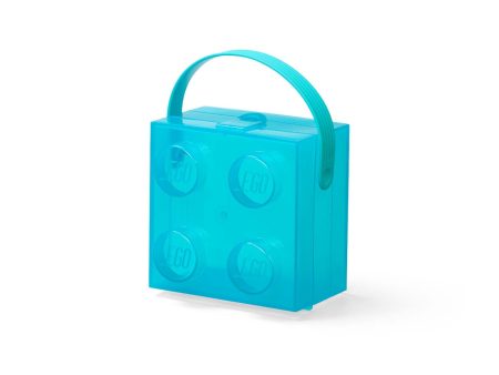 40010 | LEGO® Lunch Box with Handle - Translucent Light Blue Discount