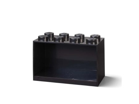 51733 | LEGO® 8-Stud Brick Shelf - Black Hot on Sale