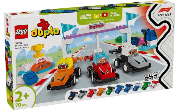 10445 | LEGO® DUPLO® F1® Team Race Cars & Drivers Fashion