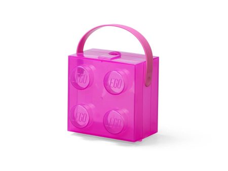 40009 | LEGO® Lunch Box with Handle - Translucent Violet Online