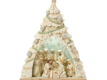 Wdlnd Tree Nativity Diorama For Cheap