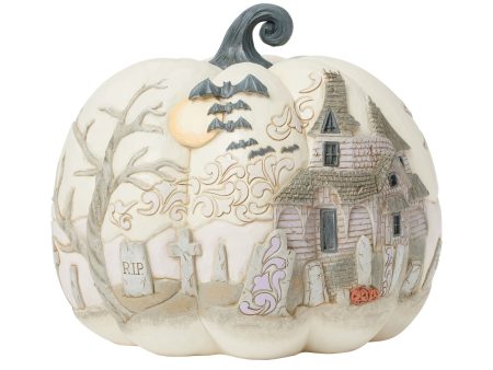 Pumpkin with Bats Flying Fig Online now