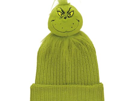 Grinch Pompom Stocking Hat Cheap