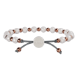 Embrace Bracelet - Pearl & Rose Gold For Sale