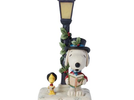 Snoopy & Woodstock Lamp Post Hot on Sale