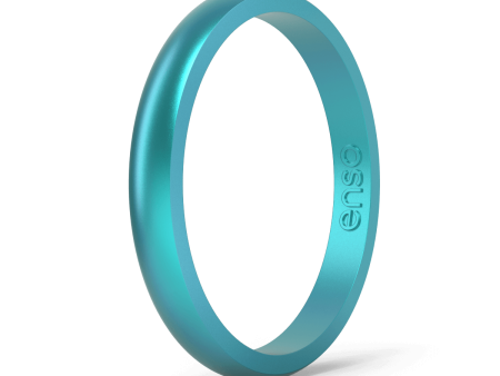 Elements Classic Halo Silicone Ring - Peacock Quartz Hot on Sale