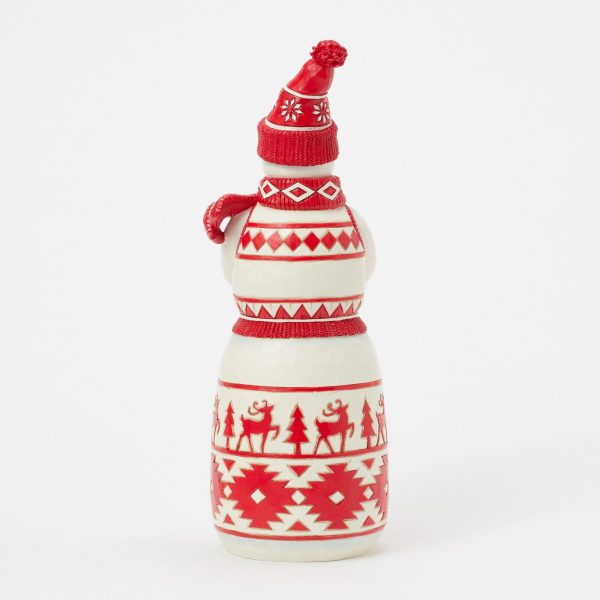 Nordic Noel Snowman with Cardi Online Hot Sale