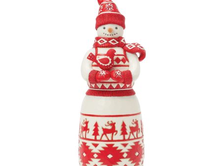 Nordic Noel Snowman with Cardi Online Hot Sale