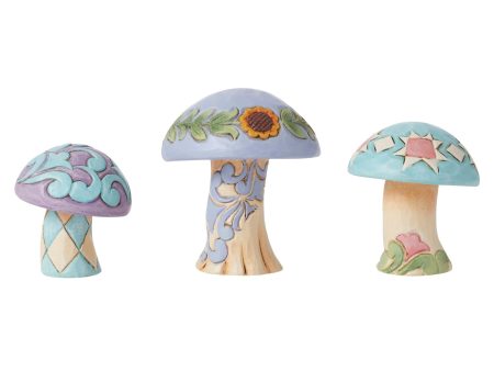 Mushrooms Set of 3 Figurines Online Sale