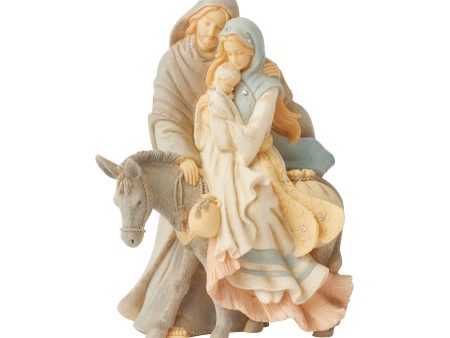 Holy family with donkey figuri Online Hot Sale