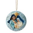 Blue & Gold Holy Family Orn For Discount