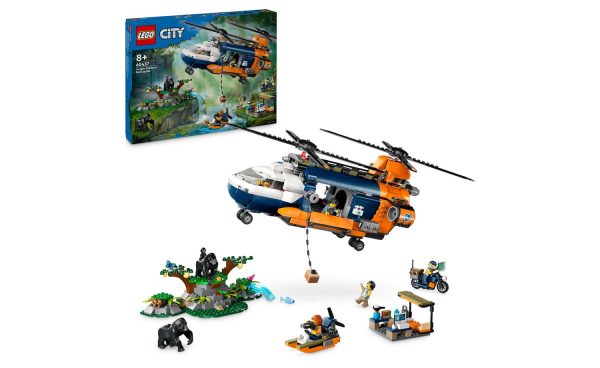 60437 | LEGO® CITY Jungle Explorer Helicopter at Base Camp Supply