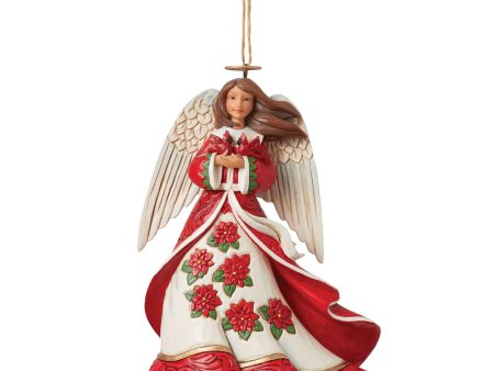 Red Angel with Cardinals Orn Online