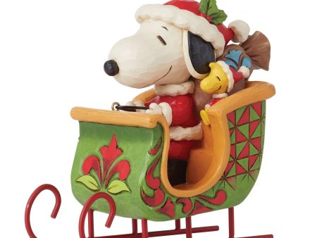 Snoopy & Woodstock in Sleigh Discount