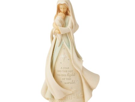 Holy Mary with baby figurine Online now