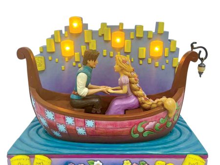 Tangled Boat with LED Lanterns Online Sale