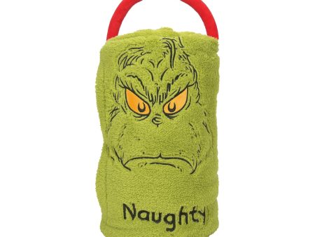 Naughty Nice Grinch SnowThrow Online Hot Sale