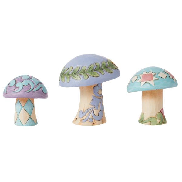 Mushrooms Set of 3 Figurines Online Sale