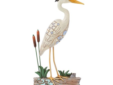 Blue Heron Bird Figurine Fashion