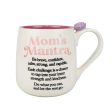 Mom Mantra Scullpted Mug 16 oz Hot on Sale