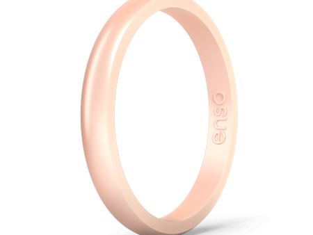 Elements Classic Halo Silicone Ring - Rose Gold Online