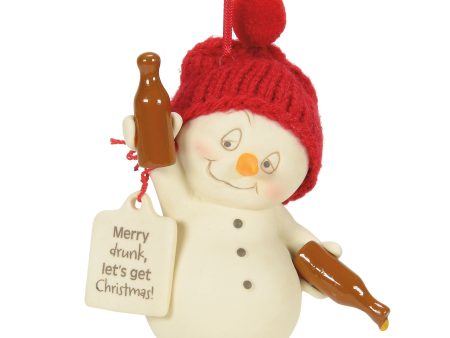 Merry Drunk Christmas ornament Hot on Sale