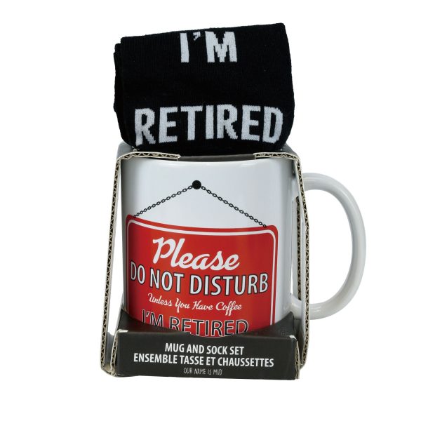 Retirement Mug Sock Set Online Sale