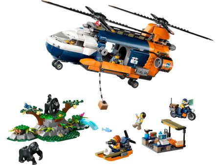 60437 | LEGO® CITY Jungle Explorer Helicopter at Base Camp Supply