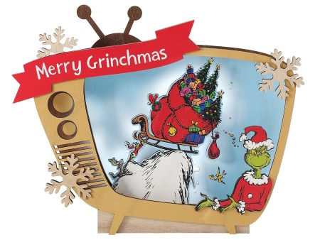 Grinch TV Table Decor Fashion