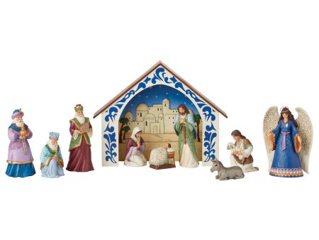 10 PC Nativity Set Figurines For Cheap