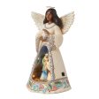 LED Nativity Angel with Open S Cheap