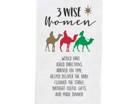 3 wise women tea towel Cheap