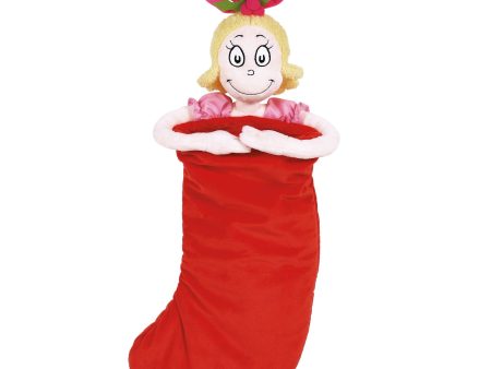 Cindy Lou Who Plush Stocking Online now