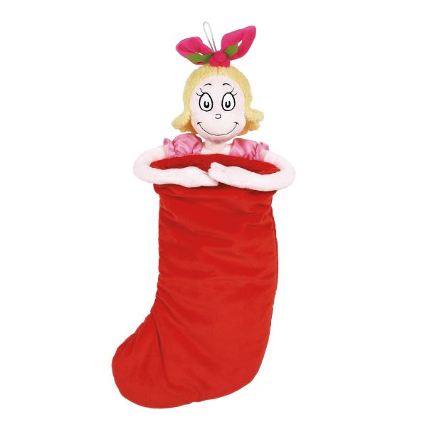 Cindy Lou Who Plush Stocking Online now