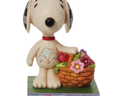 Snoopy Basket of Tulips Cheap