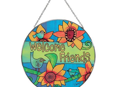 Welcome Friends Suncatcher For Sale