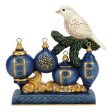 Blue & Gold Hope with Dove Fig Hot on Sale