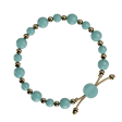 Embrace Bracelet - Turquoise & Gold Hot on Sale