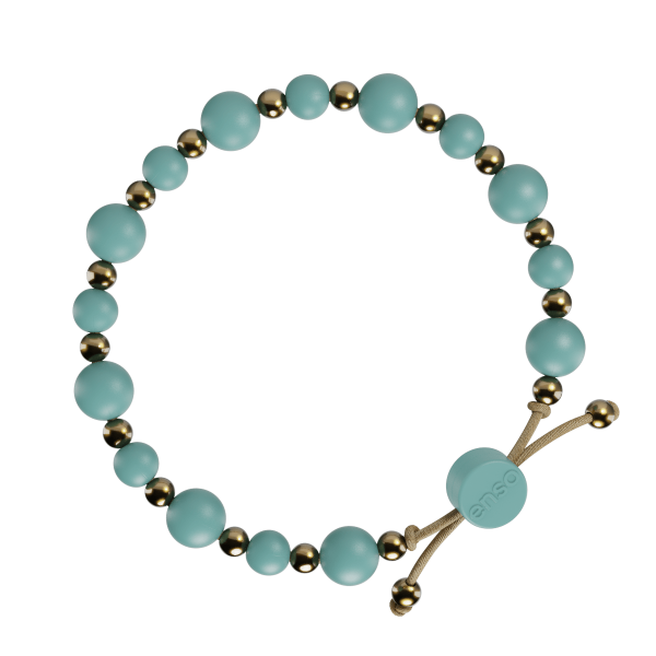 Embrace Bracelet - Turquoise & Gold Hot on Sale