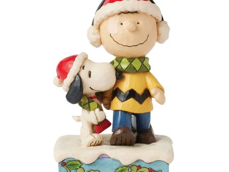 Charlie & Snoopy Wearing Scarf Sale