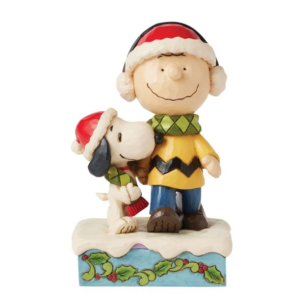 Charlie & Snoopy Wearing Scarf Sale