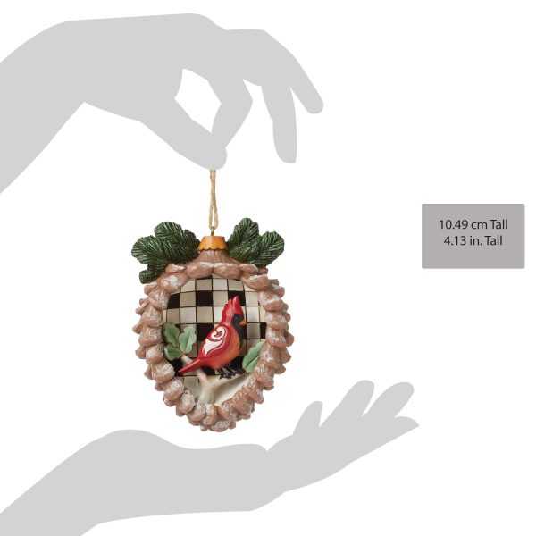 Highland Glen Pinecone Orn Online now