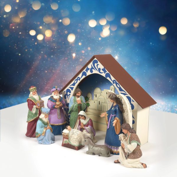 10 PC Nativity Set Figurines For Cheap