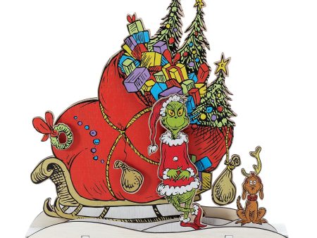 Grinch Sleigh Mantle Decor Online Sale