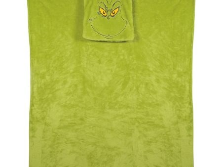 Grinch Travel Blanket For Sale