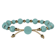 Embrace Bracelet - Turquoise & Gold Hot on Sale