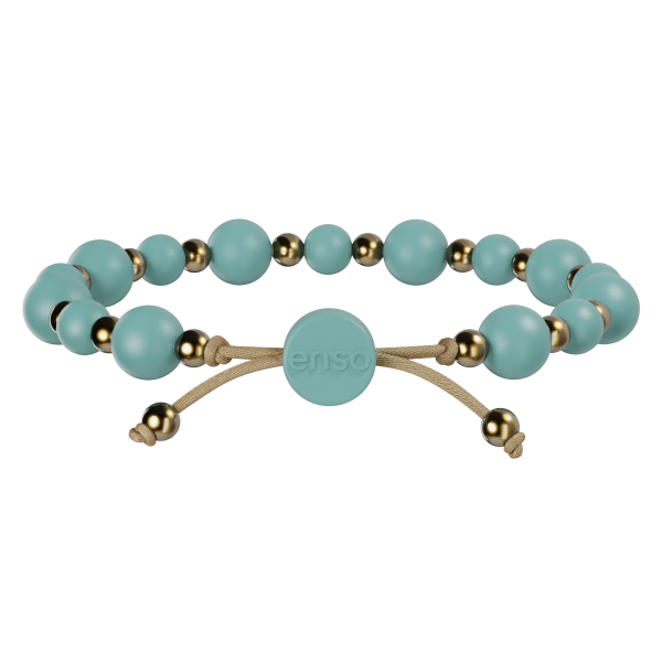 Embrace Bracelet - Turquoise & Gold Hot on Sale