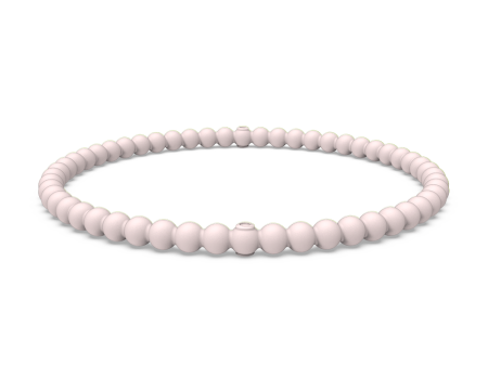 Beaded Stackable Silicone Bracelet - Pink Sand Online Hot Sale